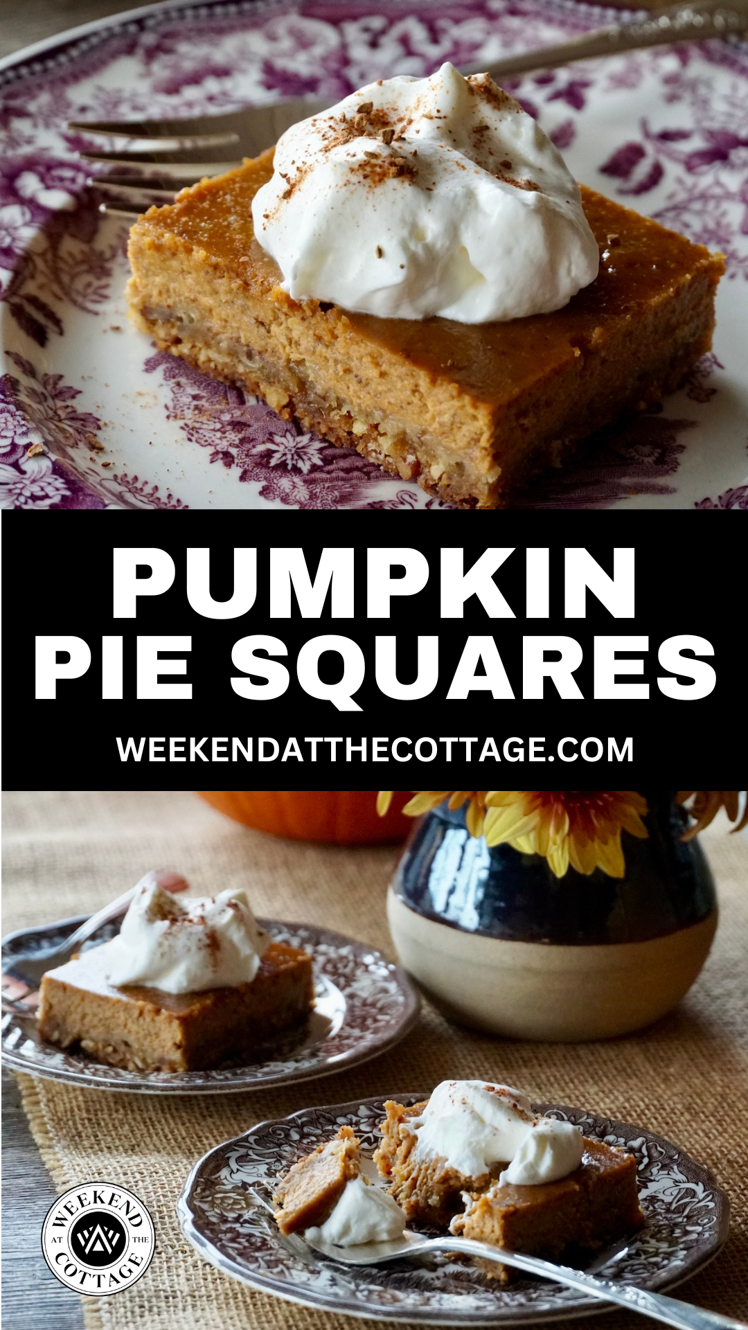 Pumpkin Pie Squares