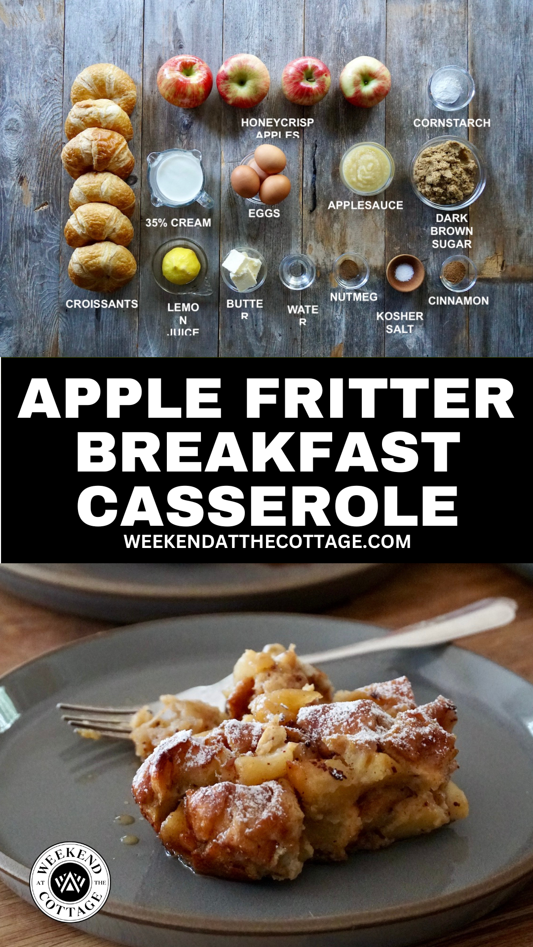 Apple Fritter Breakfast Casserole