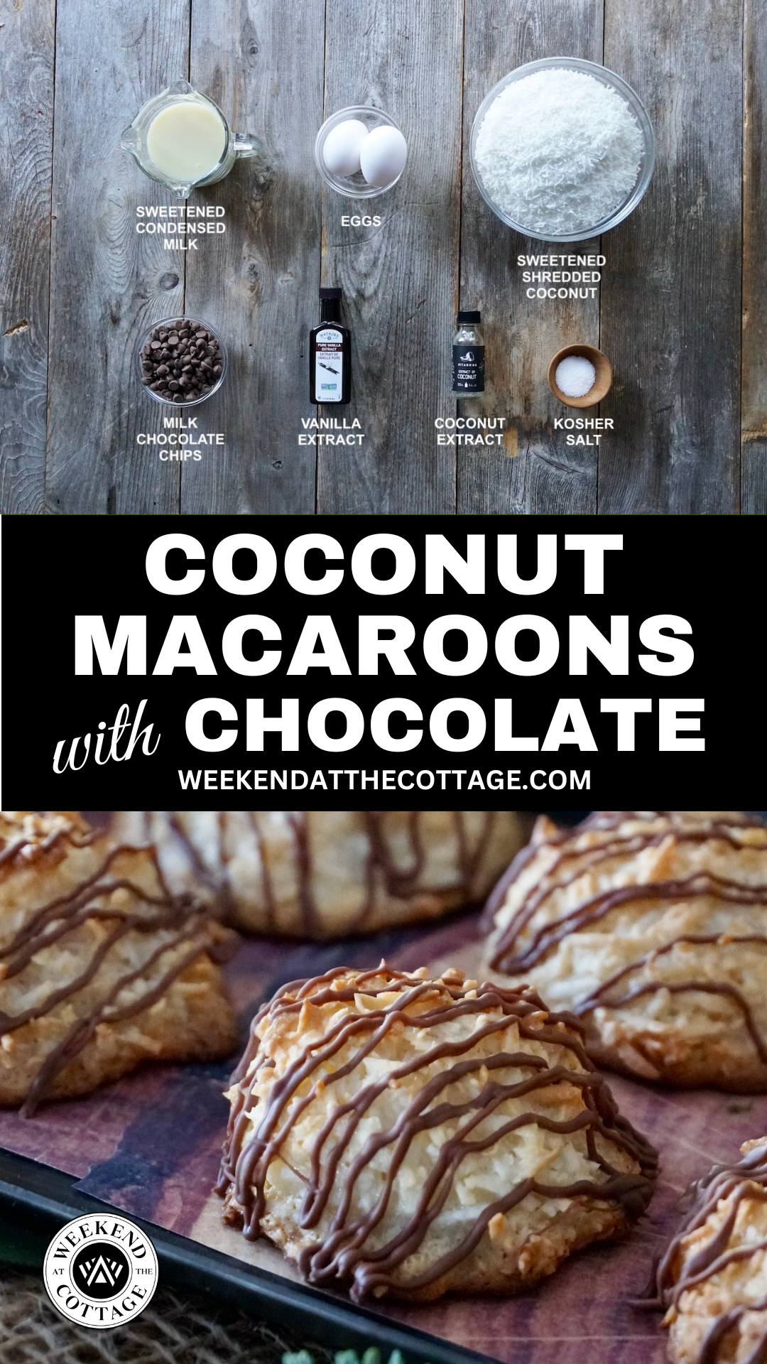 Coconut Macaroons with Chocolate