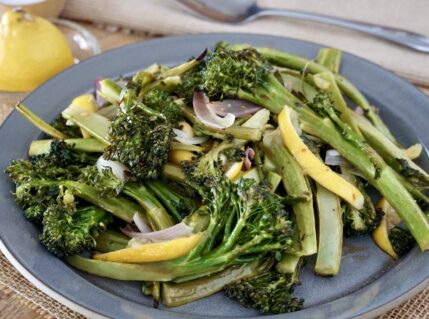 Oven-Roasted Broccolini.