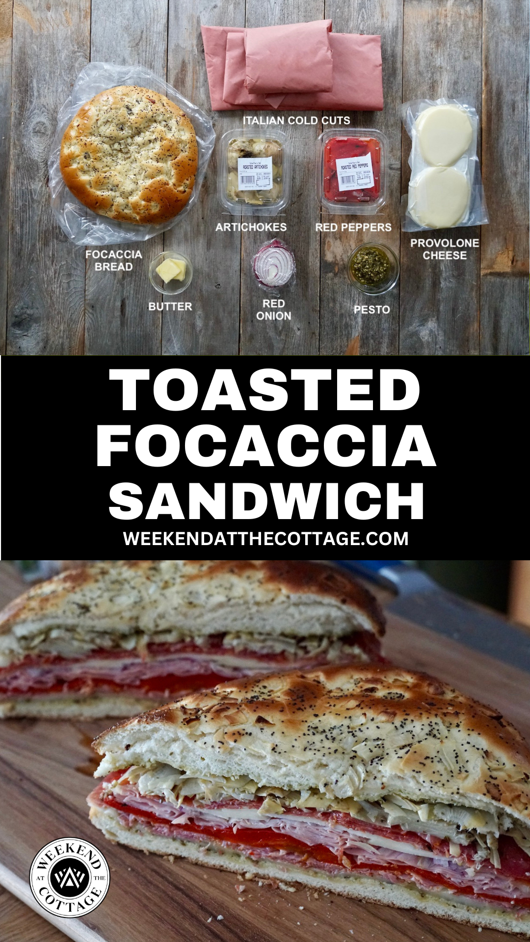 Toasted Focaccia Sandwich