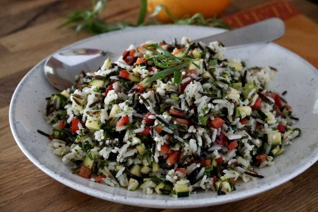 East Rice Salad.