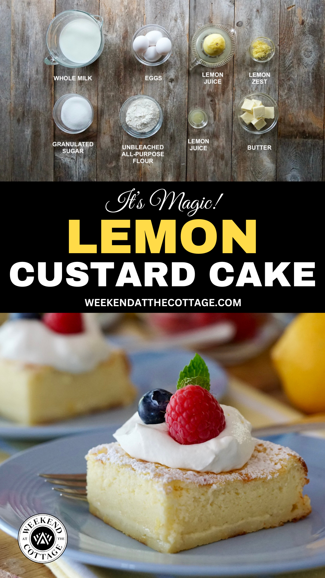 Lemon Custard Cake