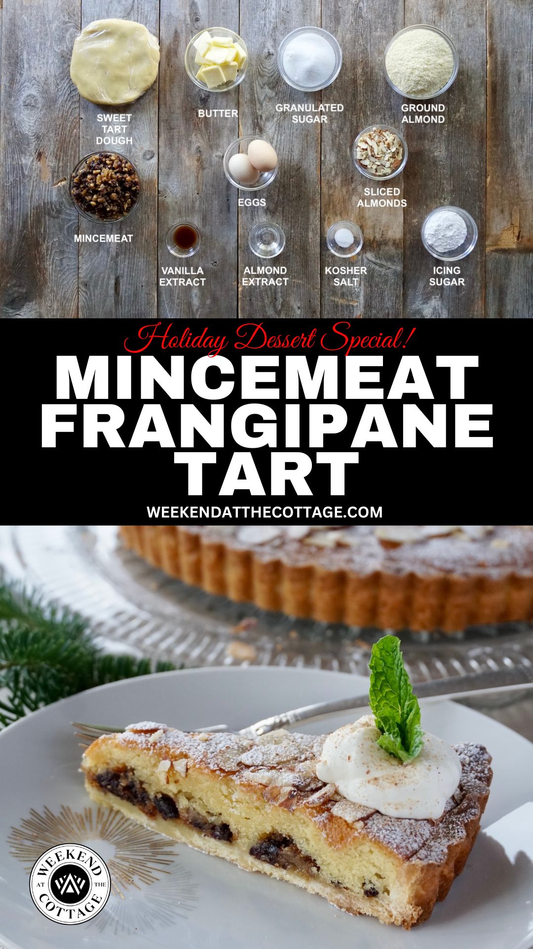 Mincemeat Frangipane Tart