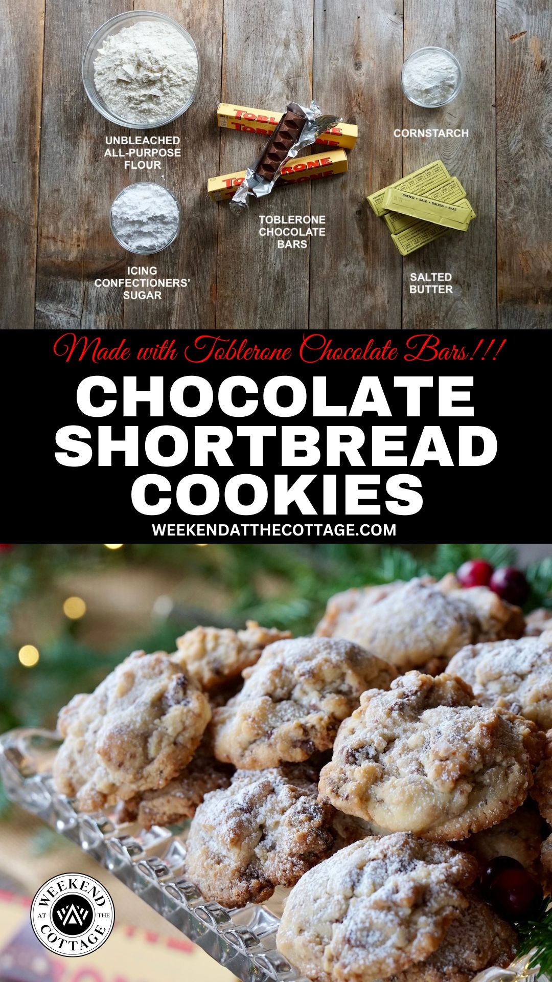 Chocolate Shortbread Cookies