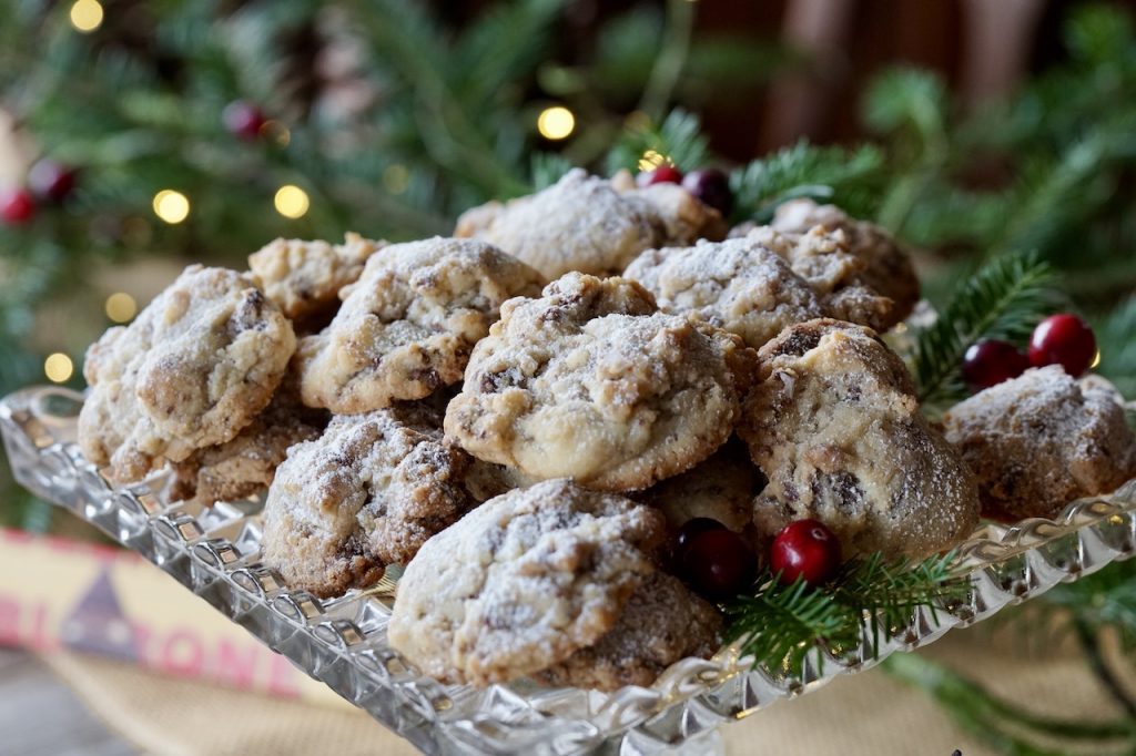 Chocolate Shortbread Cookies.