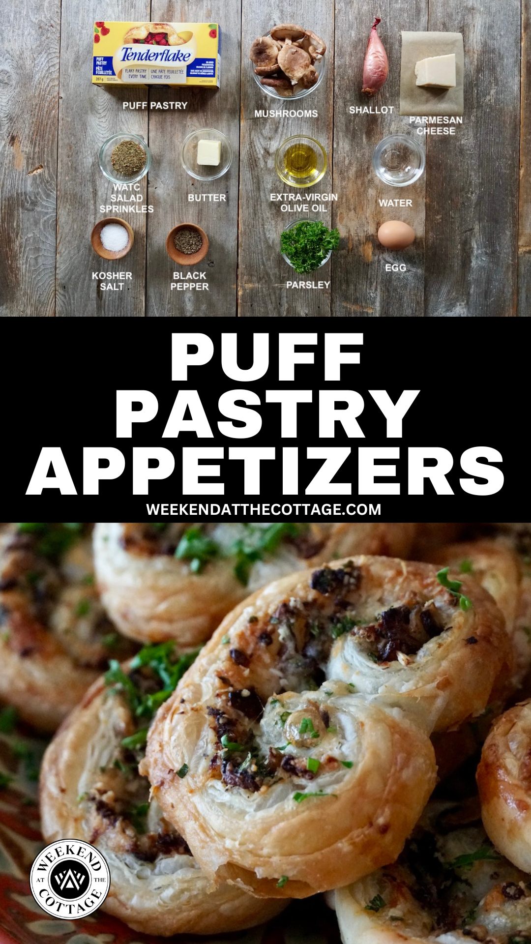 Vegetarian Puff Pastry Appetizers