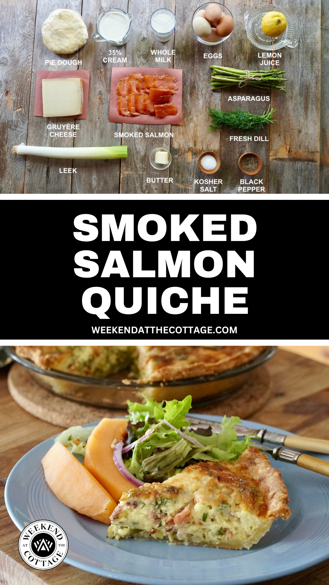 Smoked Salmon Quiche