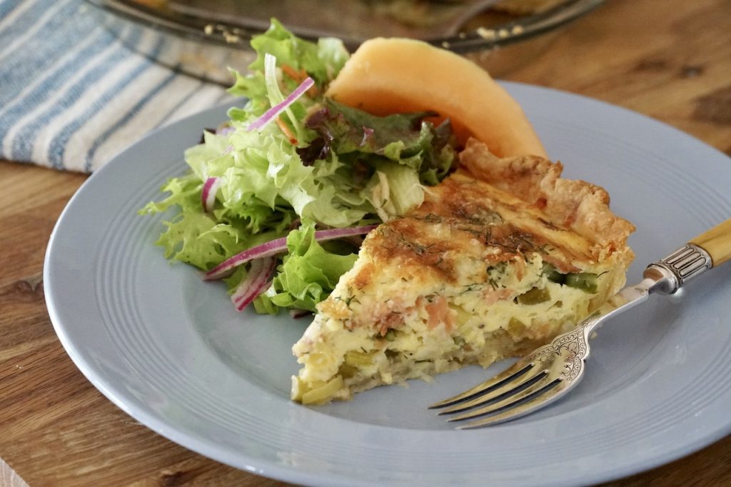 Smoked Salmon Quiche recipe.