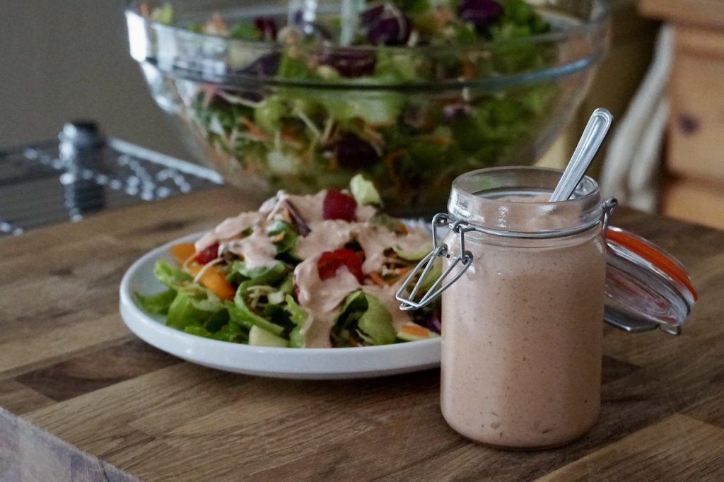 Homemade Thousand Island Dressing.