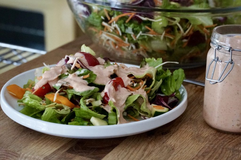 Homemade Thousand Island Dressing.