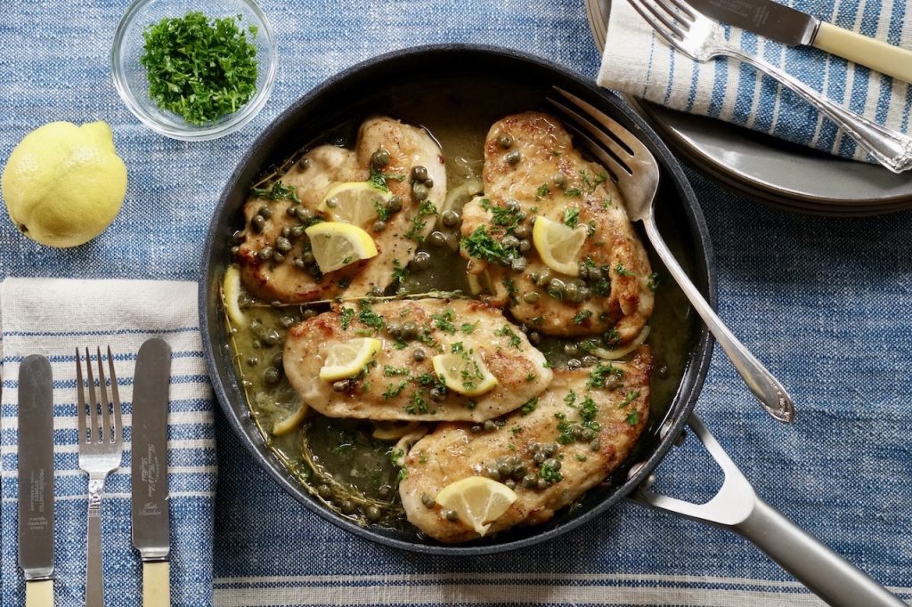 Lemony Chicken Piccata recipe.
