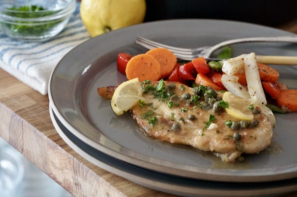 Lemony Chicken Piccata recipe.