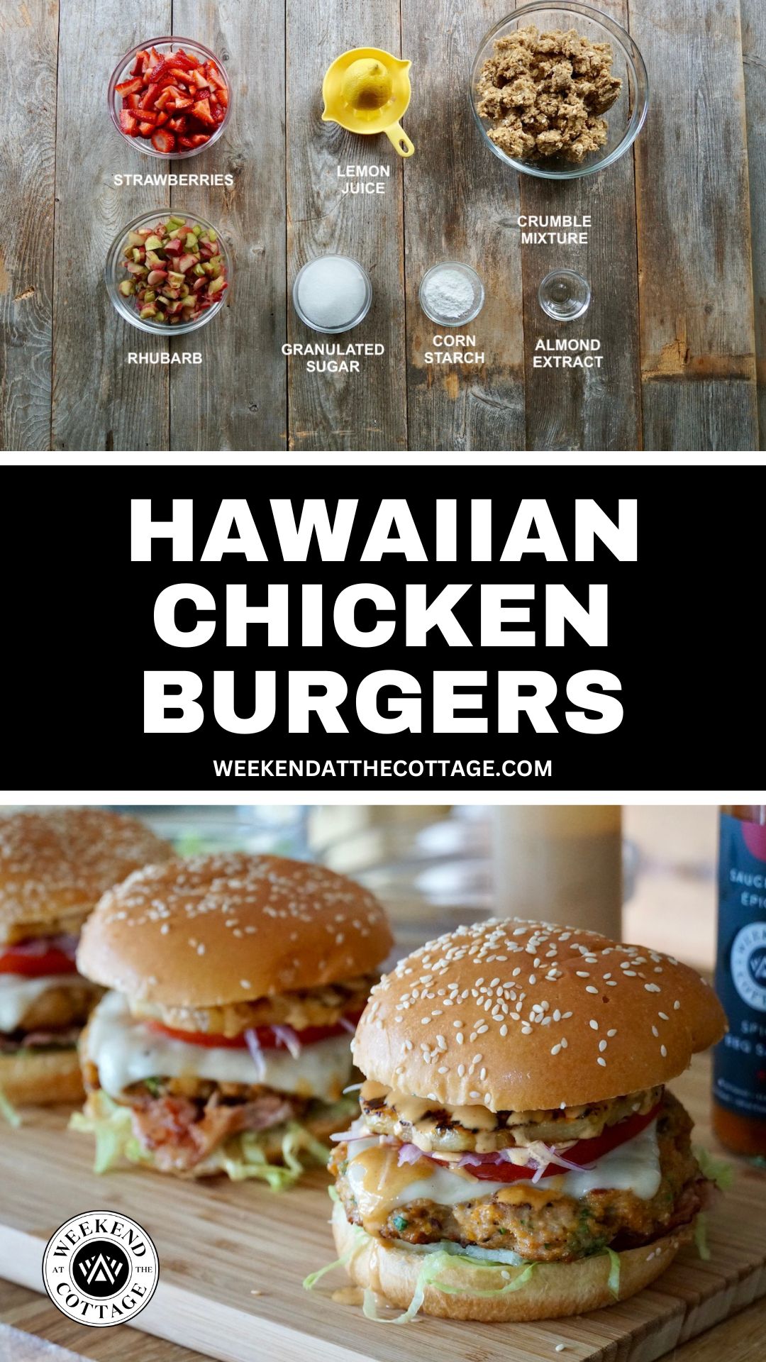 Hawaiian Chicken Burgers