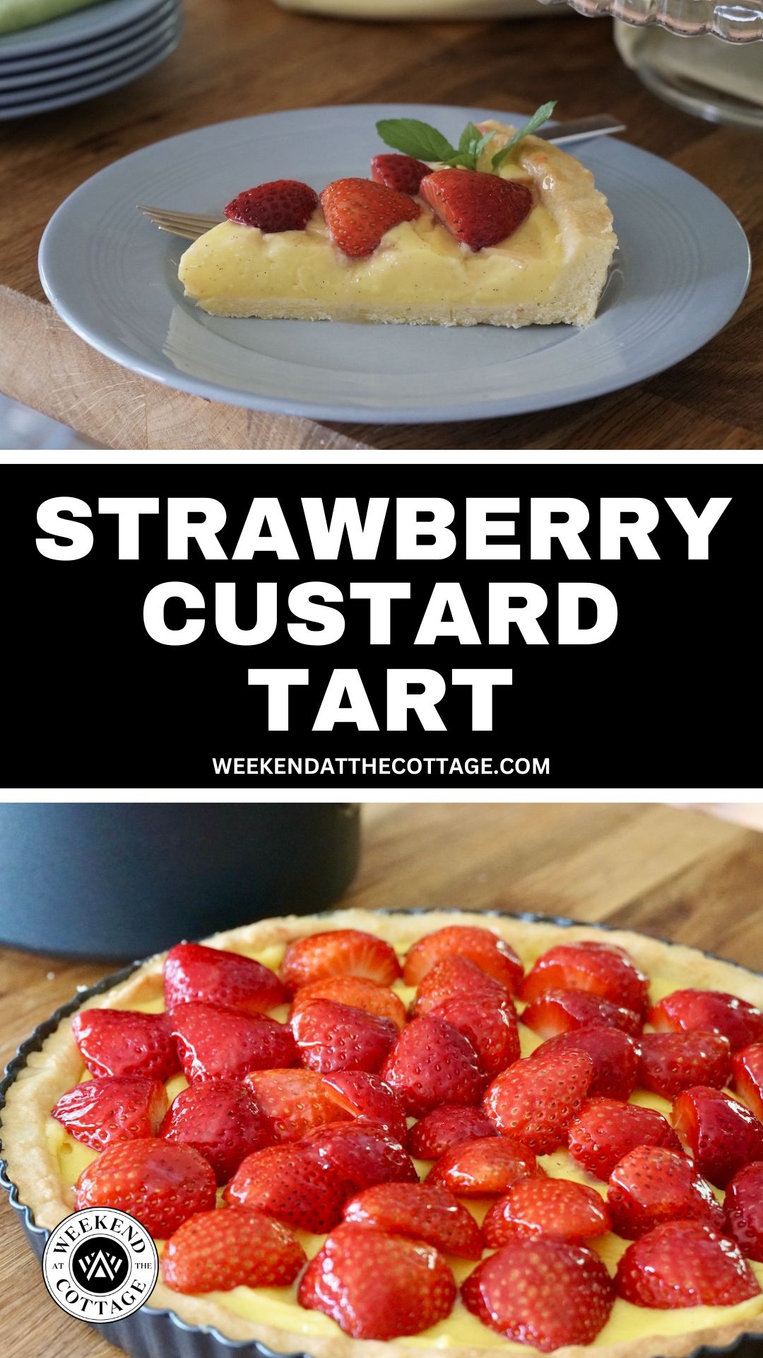 Strawberry Custard Tart