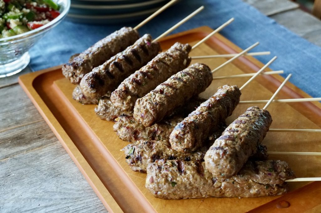 Kofta Kebabs with Ground Veal.