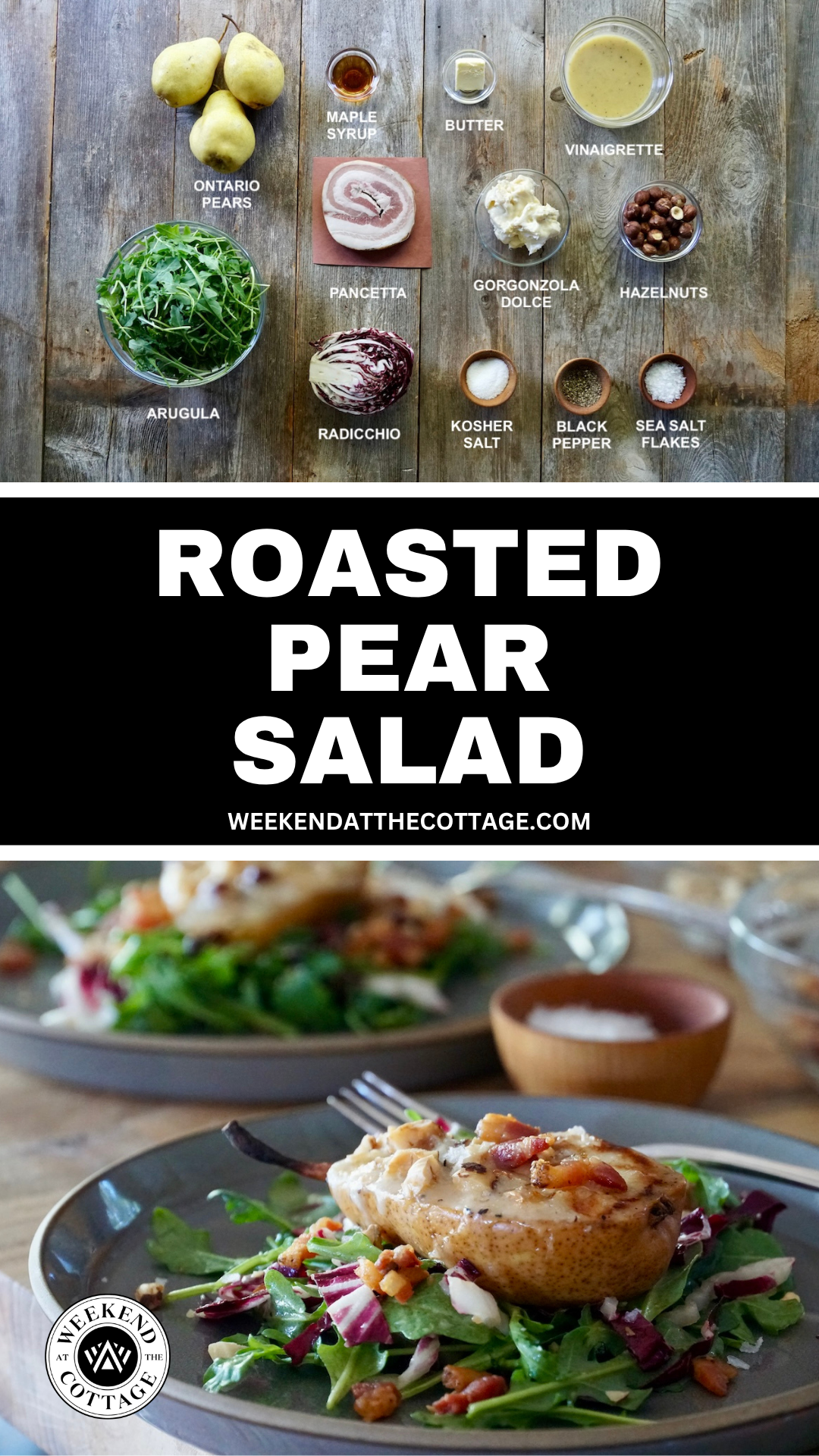Roasted Pear Salad